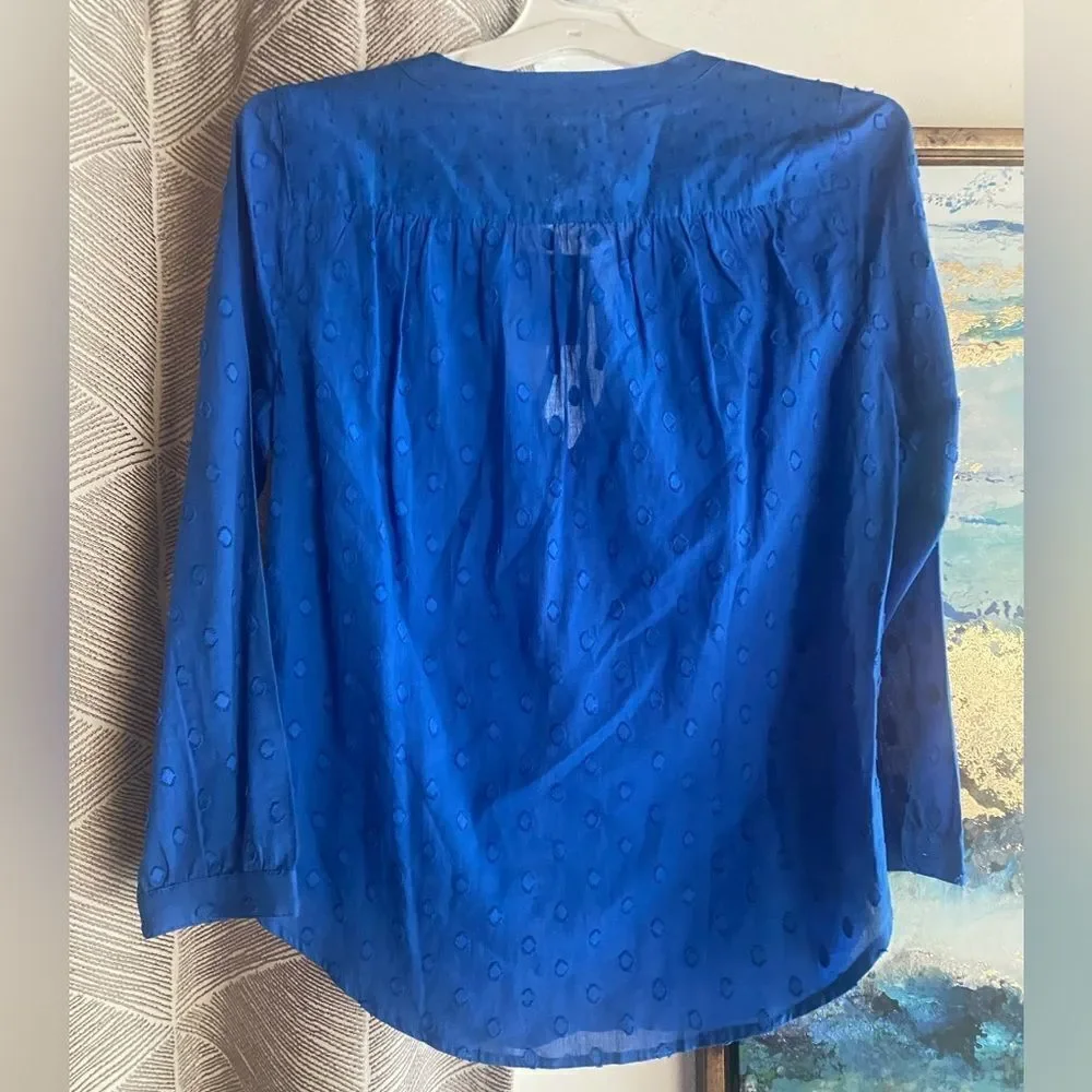 J Crew new blue blouse size XS